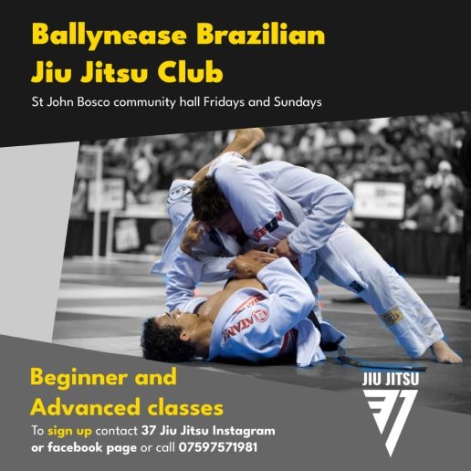 37 Jiu-Jitsu social media ad promoting new classes